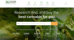 Desktop Screenshot of cannabisreports.com
